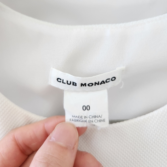 CLUB MONACO LYNDSAY ROMPER WHITE - Picture 2 of 4